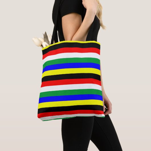 Streepstreeksymbool Zuid-Afrika Tote Bag (Dichtbij)