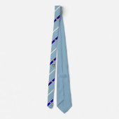 Streepvlag Belgrado Stropdas (Achterkant)