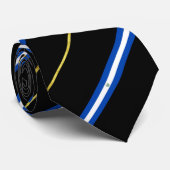 Streepvlag El Salvador Stropdas (Opgerold)