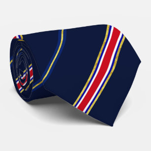Streepvlag van Costa Rica Stropdas