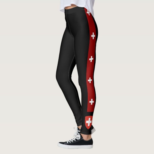Streepvlag Zwitserland Leggings (Links)