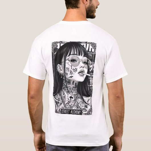 Street Alchemy | Edgy Tattoo Cultur T-shirt (Achterkant)