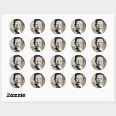 Street Art 2 Ronde Sticker (Vel)