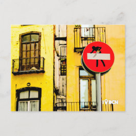 Street art at El Born quater, Barcelona, Spain Briefkaart