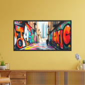 Street art - canvas afdruk (Insitu (Woonkamer))