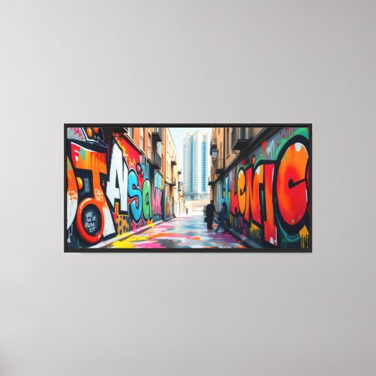 Street art - canvas afdruk (Voorkant)