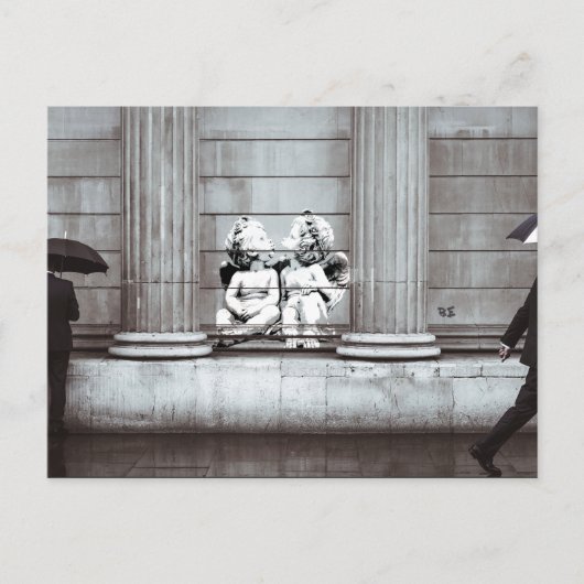 Street Art Cherubs Briefkaart (Voorkant)