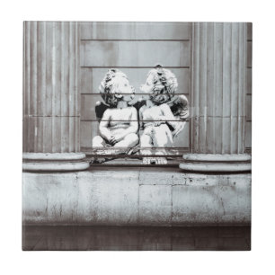 Street Art cherubs Tegeltje