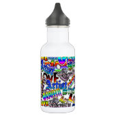 Street Art Graffiti Artiest Termen Waterfles (Links)