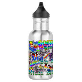 Street Art Graffiti Artiest Termen Waterfles Waterfles (Rechts)