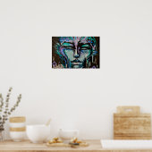 Street Art Graffiti Digbeth Birmingham Verenigd Ko Poster (Keuken)