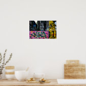 Street Art Graffiti Digbeth Birmingham Verenigd Ko Poster (Keuken)