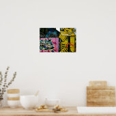 Street Art Graffiti Digbeth Birmingham Verenigd Ko Poster (Keuken)