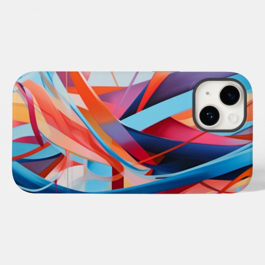 Street Art Graffiti iPhone Case 14 (Achterkant (horizontaal))