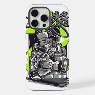 Street Art Hustle: De geldschieter iPhone 15 Pro Max Case