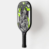 Street Art Hustle: De geldschieter Pickleball Paddle (Links)