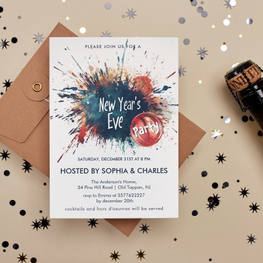 Street Art oudejaarsfeest Kaart