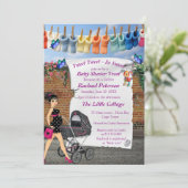 Street Art Polka-dot Happy Time Bedankkaart (Staand voorkant)