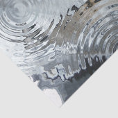 Street Art Rain Black Marmer Tissuepapier (Detail)