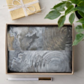 Street Art Rain Black Marmer Tissuepapier (Geschenk)