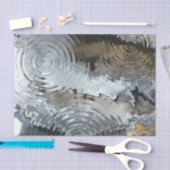 Street Art Rain Black Marmer Tissuepapier (Craft)