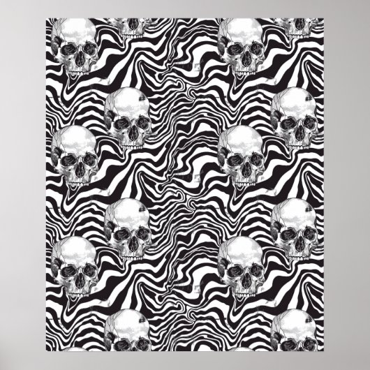 Street Art Skull Poster Design A11 (Voorkant)