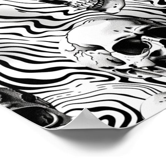 Street Art Skull Poster Design A25 (Hoek)