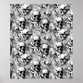 Street Art Skull Poster Design A25 (Voorkant)