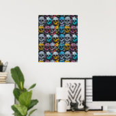 Street Art Skull Poster Design A29 (Thuiskantoor)