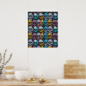 Street Art Skull Poster Design A29 (Keuken)