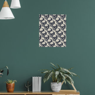 Street Art Skull Poster Design A6
