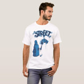 Street Art Spray Bottle T-shirt (Voorkant volledig)