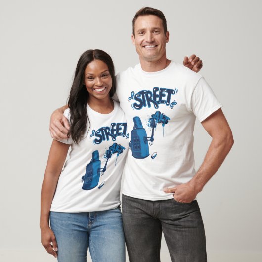 Street Art Spray Bottle T-shirt (Unisex)