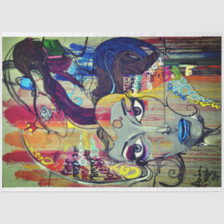 Street art tissuepapier