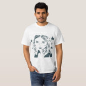 Street Art Woman Shirt (Voorkant volledig)