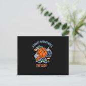 Street Basketball Briefkaart (Staand voorkant)