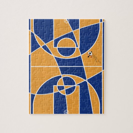 Street Basketball Court Legpuzzel (Verticaal)