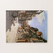 Street Bavolle Honfleur Claude Monet Fine Art Legpuzzel (Horizontaal)