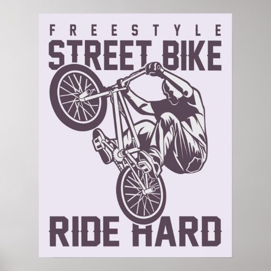 Street Bike poster (Voorkant)