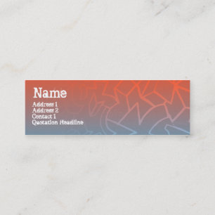 STREET BLOKKEN MINI VISITEKAARTJE