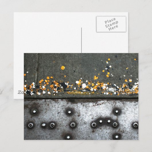 Street Braile Briefkaart (Voorkant / Achterkant)