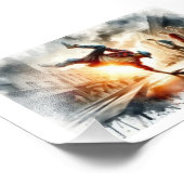 Street Breakdance at Sunset, Foto Afdruk (Hoek)