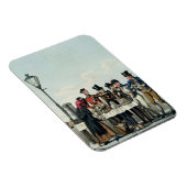 Street Breakfast gegraveerd door G.Hunt, 1825 (eng Magneet (Rechterzijde)