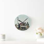 Street Breakfast gegraveerd door G.Hunt, 1825 (eng Ronde Klok (Huis)