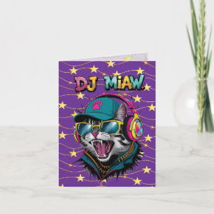 Street Cat DJ Attitude – Krachtige Streetwear Kuns