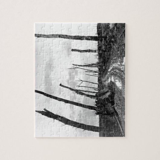 Street Corner in Poelcapelle Belgium 12/19/1918 Legpuzzel (Verticaal)