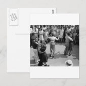Street Dance, Crowley, Louisiana, jaren '30 Briefkaart (Voorkant / Achterkant)