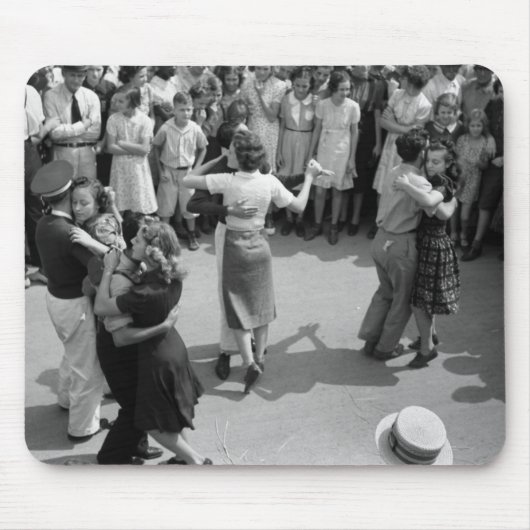 Street Dance, Crowley, Louisiana, jaren '30 Muismat (Voorkant)