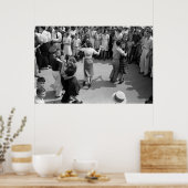 Street Dance, Crowley, Louisiana, jaren '30 Poster (Keuken)