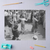 Street Dance, Crowley, Louisiana, jaren '30 Tissuepapier (Craft)